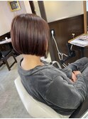 ぱつっとラインのストレートボブ【別府】