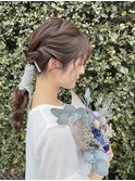 ＊ with紐リボン♪ロングヘアさんの編みおろし
