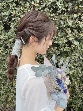 エイミーバイアフロート(amie by afloat) * with紐リボン♪ロングヘアさんの編みおろし