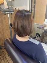 ロッソバイアルター 鎌取(ROSSO by aL-ter)&nbsp;【切りっぱなしボブ/ネイビーグレー/レイヤーボブ】中山実