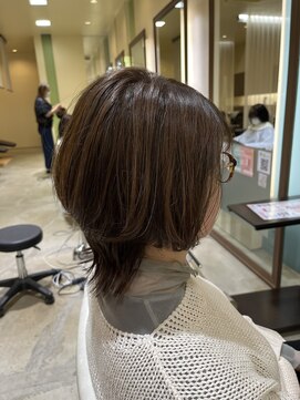 ブランシェ 高蔵寺店(BRANCHE) ★ハイライトカラー★マッシュウルフ【北川】