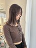 前髪・顔まわりカット＋透明感カラー＋3stepトリートメント　