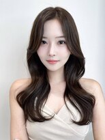 ノエシキカ(noe sikika)&nbsp;艶髪ダークブラウン韓国前髪なし20代30代