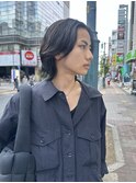 ボブウルフ/ニュアンスパーマ/加藤玲
