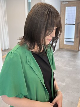 ミュラ(mulah) オリーブベージュヘルシーカラー＊くびれミディアム透明感カラー