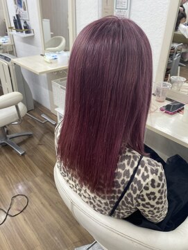 グロス 心斎橋(GLOSS) 【GLOSS心斎橋】ピンクレッドカラー