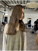 【艶感★オルチャンヘア】韓国ヘアくびれ大人可愛いカラー