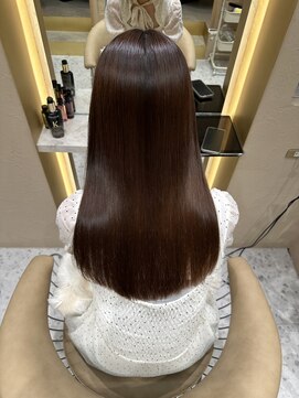 プアメリア 名古屋(Puamelia) 艶髪/髪質改善/縮毛矯正/ケアカラー/艶感ブラウン
