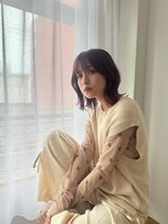 サンクチュアリー 千里山(Sanctuary)&nbsp;カシスレッドカラー×切りっぱなしボブ