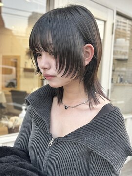 ジェムヘアスタジオ 平塚西口店(Gem Hair Studio) Gem Hair Studio 姉崎 人気でかわいいウルフレイヤー