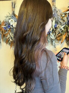 エルフ(elf) ダークブラウン×さりげインナーカラー