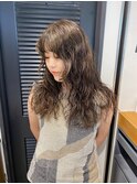 ブリーチなしダブルカラー オリーブベージュ マロンベージュ