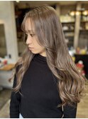 レイヤーカット×アースカラー