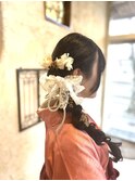 卒業式　あみおろしスタイル