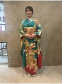 振袖着付け＋ヘアセット