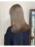 ［髪質改善付き】＊カット＋ケアブリーチダブルカラー＋TR 22,000円