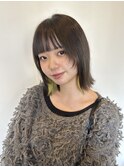 イヤリングカラー×顔周りレイヤー