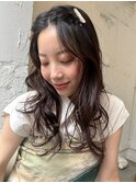 ロング○ナチュラルウェーブパーマ
