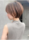 ミニウルフレイヤーカット顔周りカット前髪カットショート錦糸町
