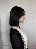 ナチュラルボブ×黒髪