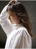ナチュラルグレージュ×大人セミロング３０代４０代５０代