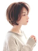 大人可愛いエアリーショートボブ　ショート
