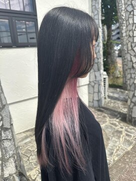 ノヴェル 旭ヶ丘店(NOVEL) ストレート×インナーカラー20代30代40代50代