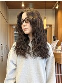 レディースパーマスパイラルパーマウェーブレイヤーカット調布