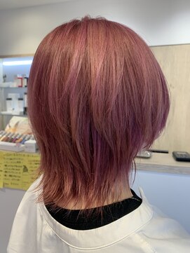 ルルバイアズール 草加店(LULU by azule) ダブルカラー，ピンクレッド，プラムピンク【草加】