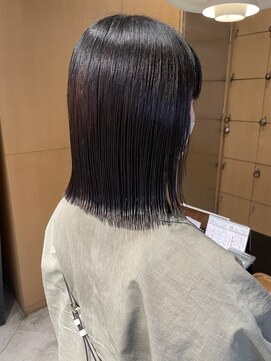 オーガニック ライフ 若葉 鶴ヶ島(organic+life) 透明感髪質改善カラー◎大人可愛い小顔前下がりボブ×美髪