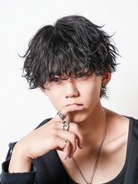 トゥルークリエイション 渋谷(True Creation SHIBUYA)&nbsp;ツーブロックマッシュツイストスパイラルパーマ無造作波巻き王道