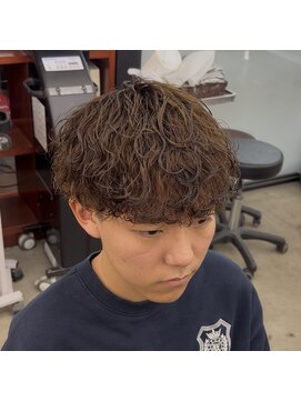 リップス 吉祥寺店 (LIPPS) ブラウン波巻きパーマ