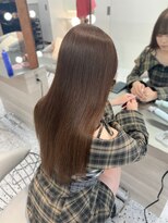 ロール 博多(Role)&nbsp;縮毛矯正/髪質改善/ミディアムレイヤー/酸性ストレート/透明感