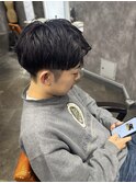 就活生、新社会人の方向け【暗髪メンズショート】