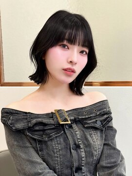 ロンドソレイユ 池袋(Lond soleil) 大人ガーリー/ミニボブレイヤー/ミディアムレイヤーカット/池袋