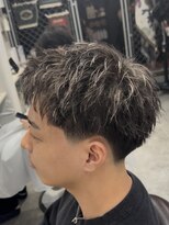 アミーゴ(AMIGO)&nbsp;短髪×テーパーフェード×メッシュ　　スパイキーショート