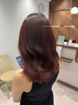 エレノア 静岡店(Eleanor)&nbsp;【サメシマ】大人かわいい☆テラコッタピンクカラー