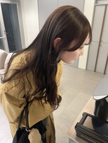 ローレンアオ(LOREN AO)&nbsp;着物ヘア/大人ガーリー/ダークアッシュ/似合わせカット/栄矢場