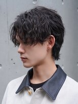 バイフィフス 原宿/表参道(by fifth)&nbsp;メンズシースルーマッシュニュアンスパーマシャドウパーマテテ風