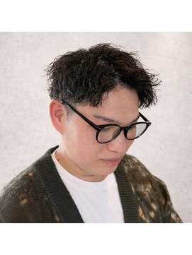 ユラ 中野(Yula) リバースセンターパート/ニュアンスパーマ/ダウンバング[中野]
