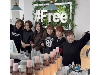 ハッシュタグフリーカミス(#Free kamisu)の写真/スタッフの8割がママさん美容師。髪の悩みもその他の悩みもご相談ください。