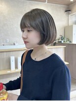 ビイン(viin)&nbsp;ショートボブ×オリーブベージュ