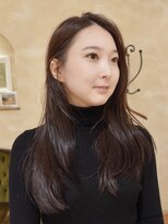 オアシスアヴェダ ザ・ペニンシュラ東京(OASIS AVEDA)&nbsp;セミロング・暗髪ロング・コスメストレート・銀座日比谷20代30代