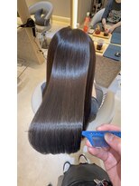 リリー 鷺沼店(RILLY) 〈キシタクヘアー〉髪質改善カラー・ミルクティーベージュ