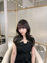ミヨン なんば店(miyon)&nbsp;【miyon】韓国レイヤーカット×暗髪カラー×縮毛矯正