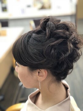 美容室 びゃんびゃん 社店 ゆるふあアレンジスタイル