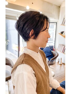 ア セカンド 清藤美容室第弐號(a sekand) [a sekand]シンプルなハンサムショートスタイル