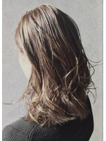 ヘアサロンM 新宿&nbsp;外ハネボブ/アッシユブラウン/ネオウルフ/デザインカラー