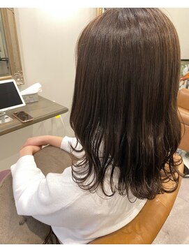 ビエントヘア(Beaent hair) ブリーチなし　グレージュカラー