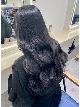 ソヨン 名古屋店(SOYON) 【お客様スタイル】ブルーブラック ラベンダー 韓国風 艶髪